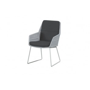 4 Seasons Outdoor Valencia dining chair Frozen with 2 cushions