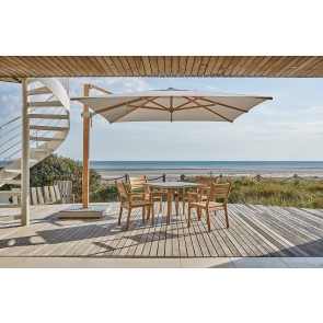 Barlow Tyrie Napoli 3.5m Square Cantilever Parasol