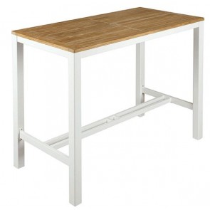 Barlow Tyrie Aura High Dining Table Arctic White - 140cm