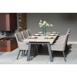 4 Seasons Outdoor Luxor Dining 6 Seat