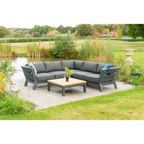4 Seasons Outdoor Meteoro Corner with Teak