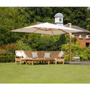 Barlow Tyrie Napoli 4m Square Cantilever Parasol