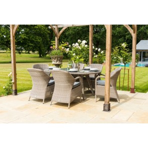 4 Seasons Outdoor 6 Seat Sussex Dining Set