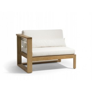 Manutti Siena Teak Lounge Right Seat