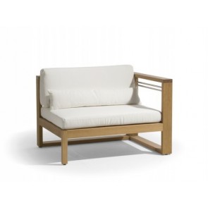 Manutti Siena Teak Lounge Left Seat